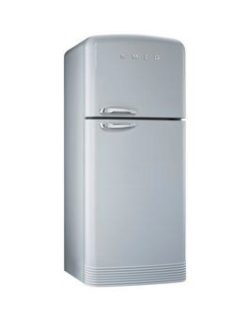 Smeg Fab50X 80Cm Retro Style Frost Free Fridge Freezer - Silver